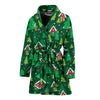 Christmas Tree Pattern Print Women Long Robe-grizzshop