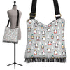 Christmas Tree Penguin Pattern Print Crossbody Bags-grizzshop