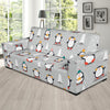 Christmas Tree Penguin Pattern Print Sofa Covers-grizzshop