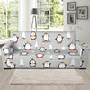 Christmas Tree Penguin Pattern Print Sofa Covers-grizzshop