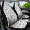 Christmas Tree Penguin Pattern Print Universal Fit Car Seat Cover-grizzshop