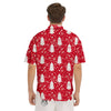 Christmas Tree Polka Dot Print Pattern Men's Short Sleeve Shirts-grizzshop