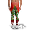 Christmas Tree Print Men's Leggings-grizzshop