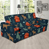 Christmas Tree Reindeer Pattern Print Sofa Covers-grizzshop