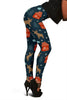 Christmas Tree Reindeer Print Pattern Women Leggings-grizzshop