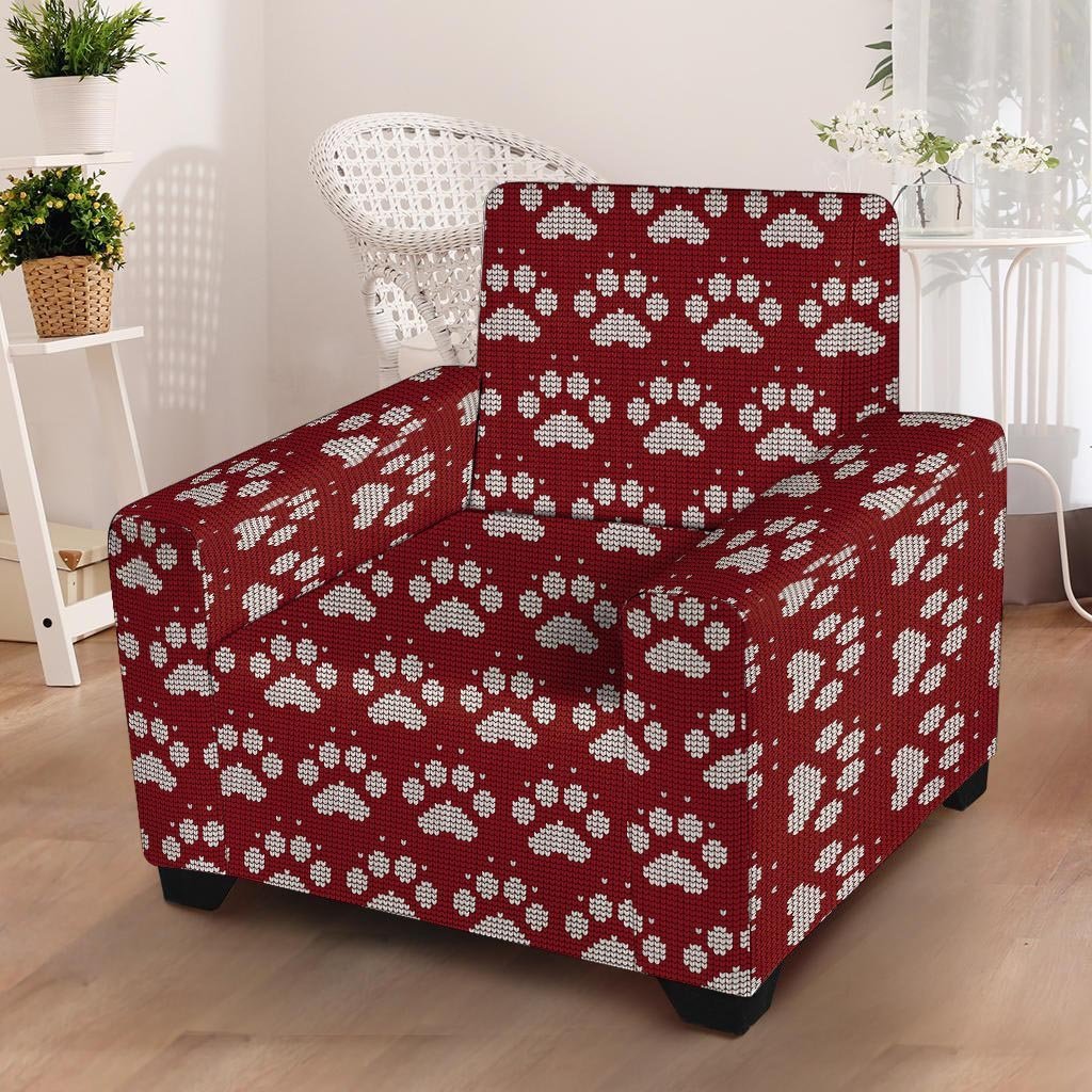 Christmas Ugly Paw Armchair Cover-grizzshop