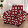 Christmas Ugly Paw Armchair Cover-grizzshop