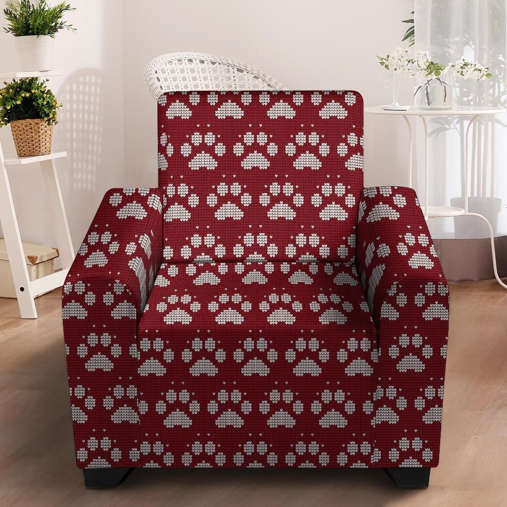 Christmas Ugly Paw Armchair Cover-grizzshop