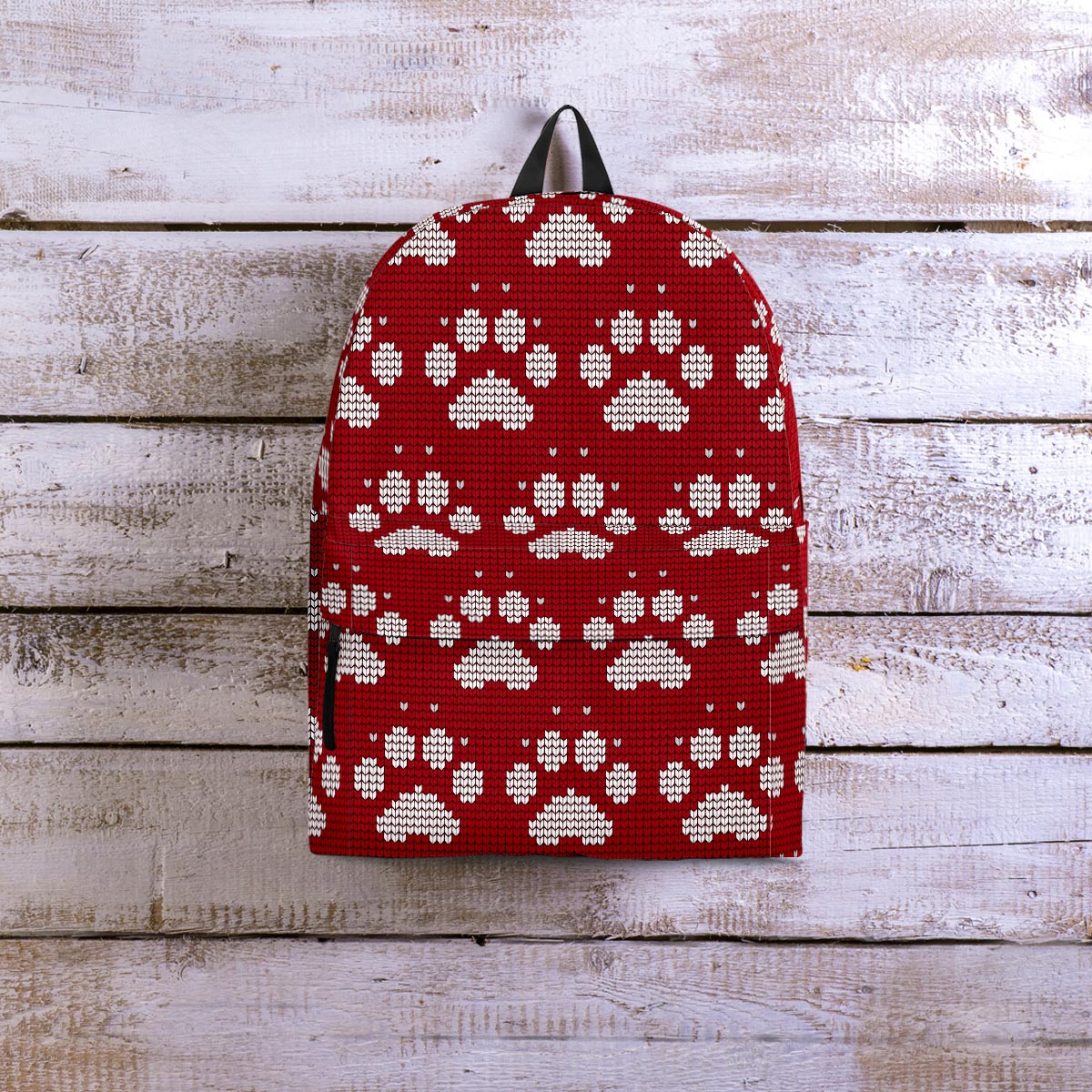 Christmas Ugly Paw Backpack-grizzshop