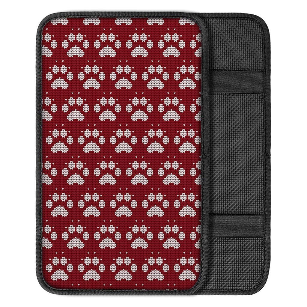 Christmas Ugly Paw Car Console Cover-grizzshop