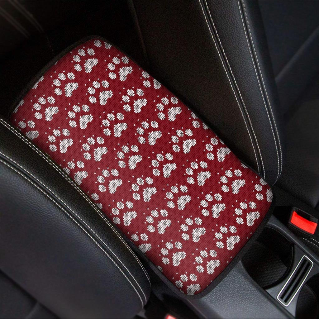 Christmas Ugly Paw Car Console Cover-grizzshop