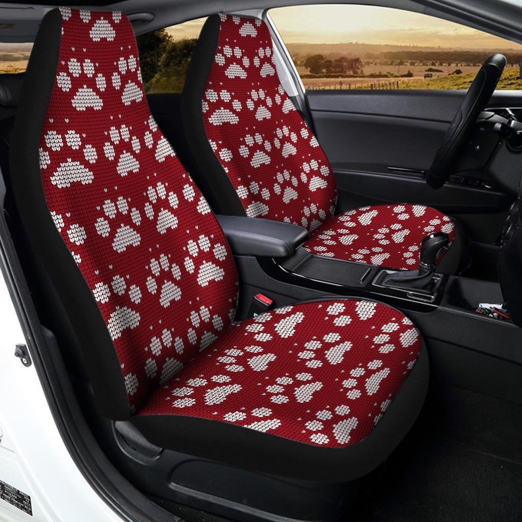 Christmas Ugly Paw Car Seat Covers-grizzshop