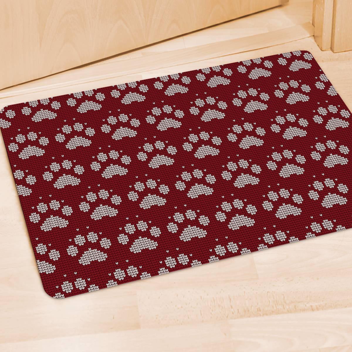 Christmas Ugly Paw Door Mat-grizzshop