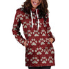 Christmas Ugly Paw Hoodie Dress-grizzshop