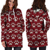 Christmas Ugly Paw Hoodie Dress-grizzshop