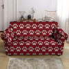 Christmas Ugly Paw Loveseat Cover-grizzshop