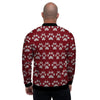 Christmas Ugly Paw Men's Bomber Jacket-grizzshop