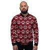 Christmas Ugly Paw Men's Bomber Jacket-grizzshop