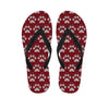 Christmas Ugly Paw Men's Flip Flops-grizzshop