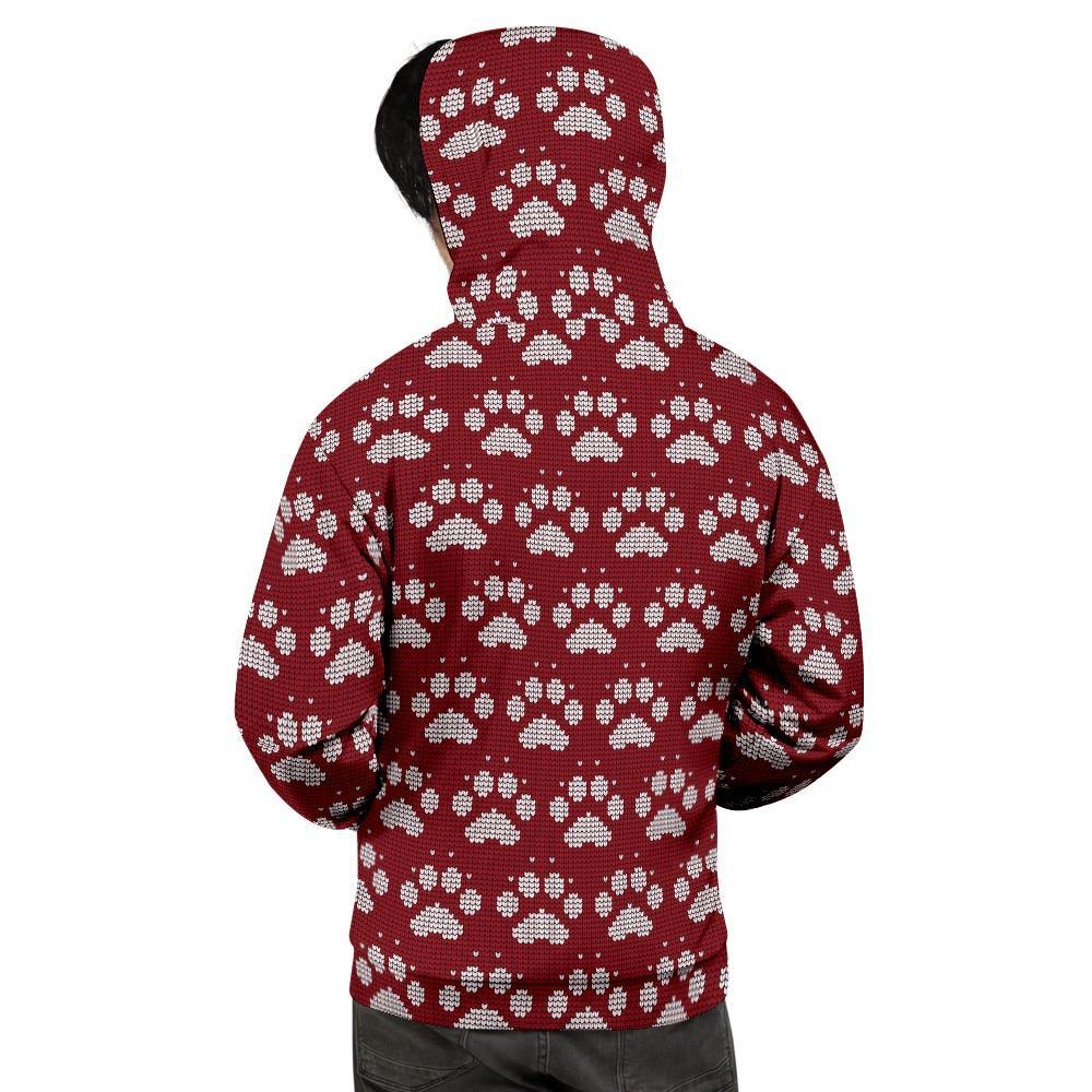 Christmas Ugly Paw Men's Hoodie-grizzshop