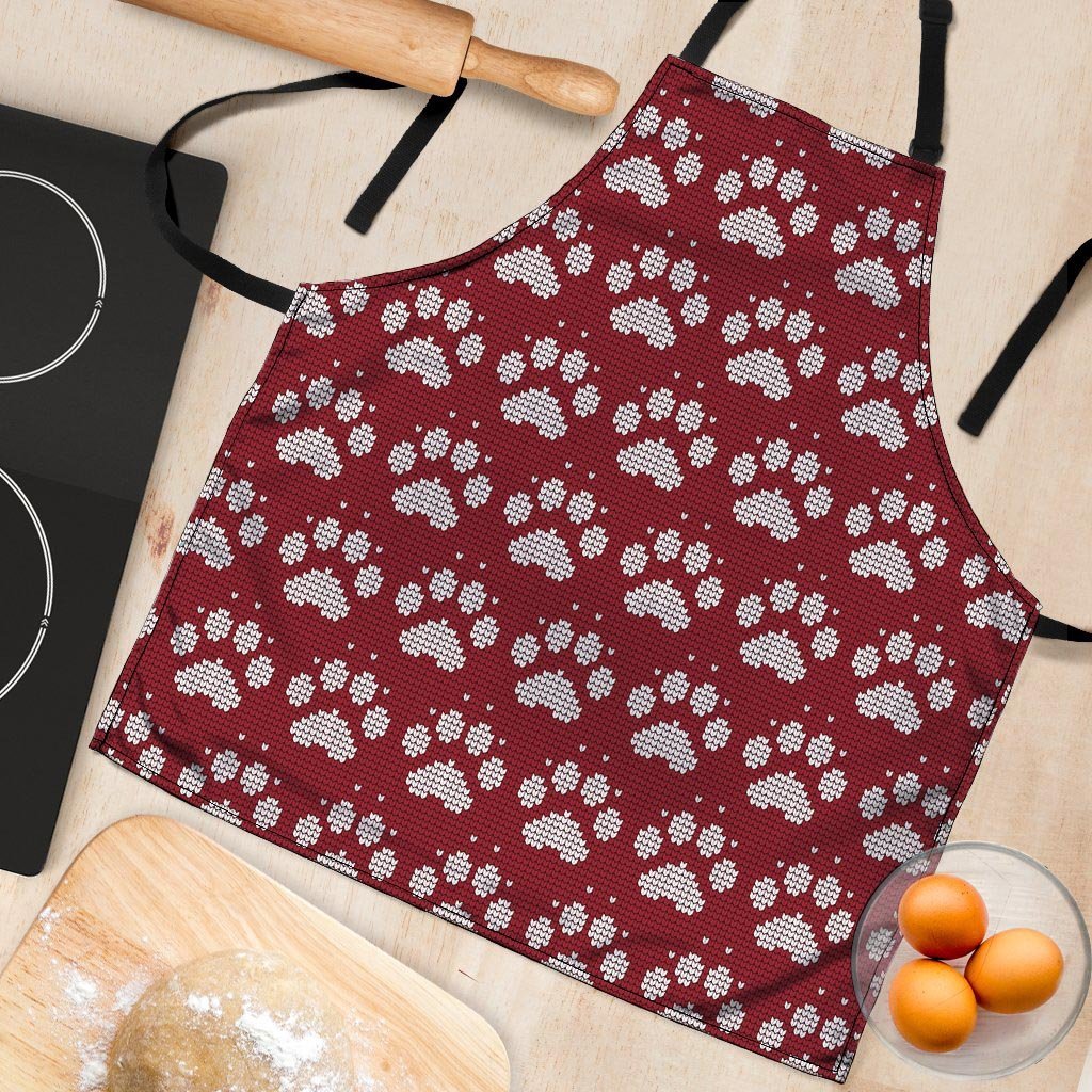 Christmas Ugly Paw Women's Apron-grizzshop