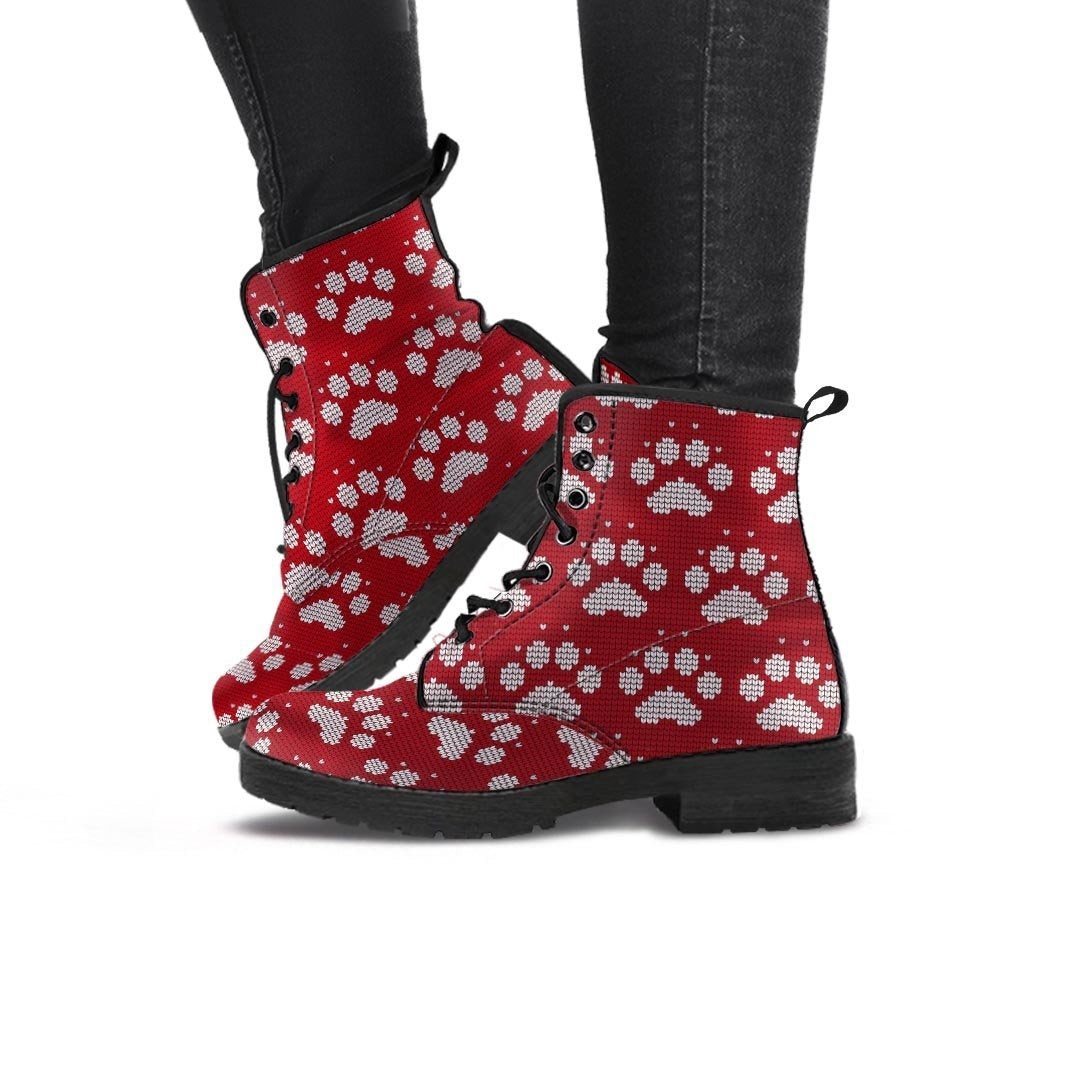 Christmas Ugly Paw Women's Boots-grizzshop