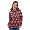 Christmas Ugly Paw Women's Hoodie-grizzshop