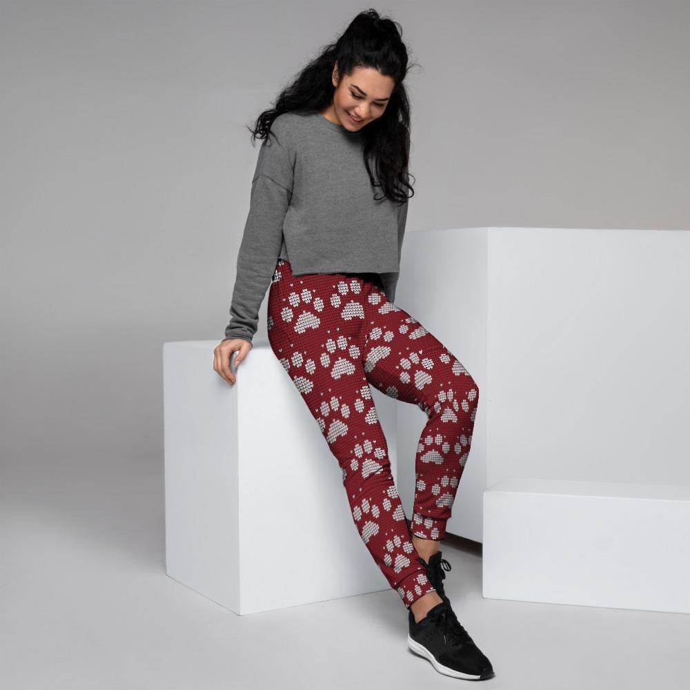 Christmas Ugly Paw Women's Joggers-grizzshop