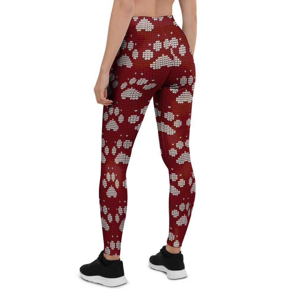 Christmas Ugly Paw Women's Leggings-grizzshop