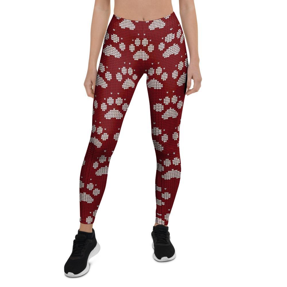 Christmas Ugly Paw Women's Leggings-grizzshop