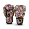 Chrysanthemum Japanese Print Pattern Boxing Gloves-grizzshop