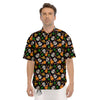 Cinco de Mayo Cartoon Print Pattern Men's Short Sleeve Shirts-grizzshop