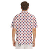 Circle Flag American Print Pattern Men's Short Sleeve Shirts-grizzshop