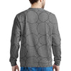 Circle Psychedelic Print Pattern Men's Sweatshirt-grizzshop