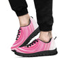 Circle Swirl Pink Print Black Sneaker-grizzshop