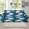 Circling Shark Pattern Print Sofa Covers-grizzshop