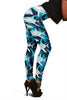 Circling Shark Print Pattern Women Leggings-grizzshop