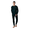 Circuit Black Blue Print Pattern Men's Pajamas-grizzshop