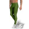 Circuit Green Print Pattern Men's Leggings-grizzshop