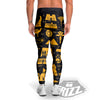 Circular Symbols Of Egypt Print Men's Leggings-grizzshop