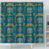 Circus Amusement Park Pattern Print Bathroom Shower Curtain-grizzshop