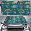 Circus Amusement Park Pattern Print Car Sun Shade-grizzshop