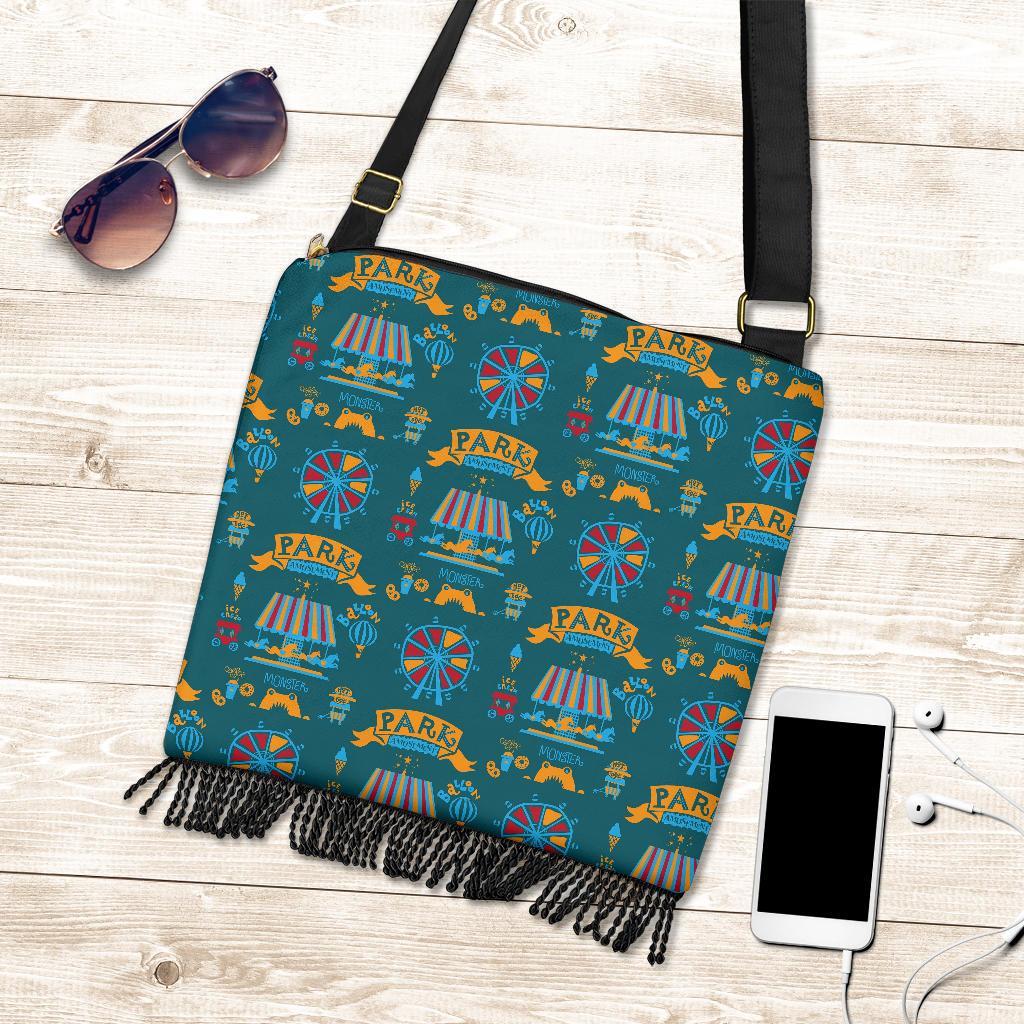 Circus Amusement Park Pattern Print Crossbody bags-grizzshop