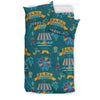 Circus Amusement Park Pattern Print Duvet Cover Bedding Set-grizzshop