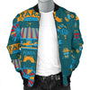 Circus Amusement Park Pattern Print Men's Bomber Jacket-grizzshop