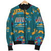 Circus Amusement Park Pattern Print Men's Bomber Jacket-grizzshop