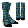 Circus Amusement Park Pattern Print Unisex Crew Socks-grizzshop