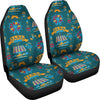 Circus Amusement Park Pattern Print Universal Fit Car Seat Covers-grizzshop