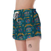 Circus Amusement Park Pattern Print Women's Shorts-grizzshop