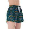 Circus Amusement Park Pattern Print Women's Shorts-grizzshop